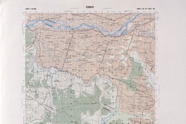 Comuy G-091 (39° 00'- 72° 45') [material cartográfico] preparado y publicado por el Instituto Geográfico Militar.