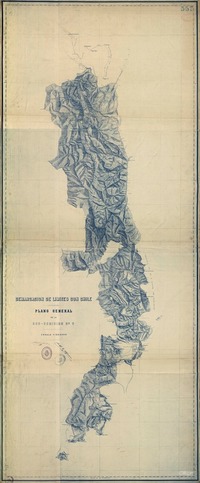 Demarcacion de límites con Chile plano general de la Sub-Comisión [Argentina] no. 2. [material cartográfico] :