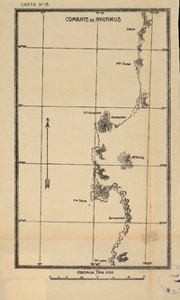 Combate de Angamos  [material cartográfico].