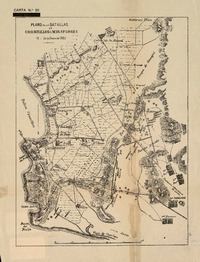 Plano de las batallas de Chorrillos y Miraflores 13 i 15 de Enero de 1881. [material cartográfico] :