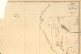 Carté des cötes du Pérou & de L'Equateur dressée d'aprés les travaux du Capne. Fitz-Roy [material cartográfico] : par Robiquet Hydrographe.