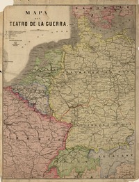 Mapa del teatro de la guerra  [material cartográfico]