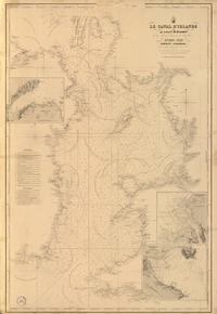 Le canal d'Irlande  [material cartográfico] par le Cape. F. W. Beechey de la Marine Real de Angleterre; Robiquet, Hydrographe