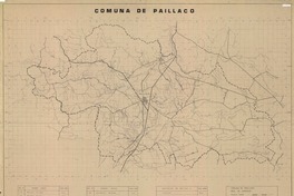 Red de caminos Comuna de Paillaco [material cartográfico]: Ilustre Municipalidad de Paillaco.