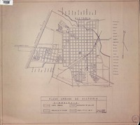 Plano urbano de Victoria  [material cartográfico] Dib. C. Manriquez C.