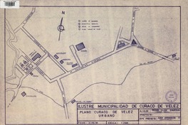 Plano Curaco de Velez urbano  [material cartográfico] Ilustre Municipalidad de Curaco de Velez.