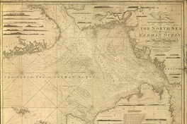 A new and improved chart of the North Sea or the German Ocean constructed Mercator's projection [material cartográfico] : by William Heather; engraved by J. Stephenson.