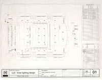 Sala América [de la Biblioteca Nacional]  [dibujo técnico]