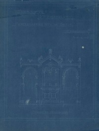 Convento de los R.R.P.P Padres Sacramentinos  [dibujo arquitectónico] Ricardo Larraín Bravo.