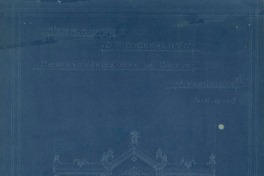 Convento de los R.R.P.P Padres Sacramentinos  [dibujo arquitectónico] Ricardo Larraín Bravo.