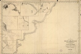 Carte des Côtes de l'Amérique du Sud comprises entre l'Ile Ste Catherine et le Golfe San Mathias : La Plata et ses environs [material cartográfico] : dressé d'après les Documents les plus récents par Robiquet Hydrographe.
