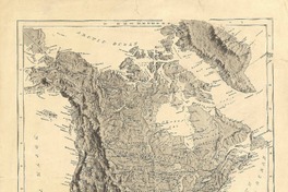 Photo relief map North America  [material cartográfico] by Henry F. Brion and Edmund McClure M.A.