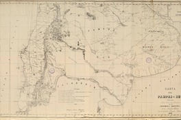 Carta de las Pampas del Sud  [material cartográfico] dedicada al Exmo. Señor Vice-Presidente de la República Argentina Dr. Dn. Adolfo Alsina por el Coronel Alvaro Barros.