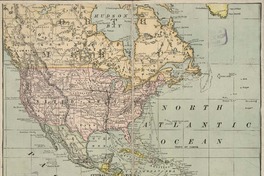 La Distancia por el ferrocarril Central de Illinois de Nueva Orleans á Chicago es la misma que por la línea mas corta de las varias vias férreas que hay entre Nueva York y Chicago [material cartográfico] : Central Route I.C. R.R.