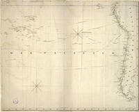[Mar Pacífico, América Meridional - Chile y Perú]  [material cartográfico] construido por Dn. José de Espinosa.