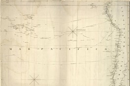 [Mar Pacífico, América Meridional - Chile y Perú]  [material cartográfico] construido por Dn. José de Espinosa.