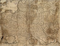 La Pologne dressée sur ce qu'en ont donné Starovol sk Beauplan, Hartnoch et autres auteur rectifiee par les Observations d'Hevelius ete [material cartográfico] : par Guillaume Del'Ifle de l'Academie Royale des Sciences et Premier Geographe du Roy Chez l'auteur fur le Quai del Horloge al Aigle dor Avec privilege du Roy.