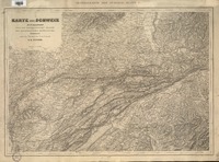 Karte der Schweiz in IV blattern nach dem topographischen atlasse des eidgenössischen generalstabes [material cartográfico] : reduziert unter der Direction des Herrn Generals G. H. Dufour.
