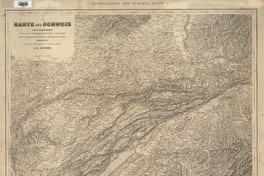 Karte der Schweiz in IV blattern nach dem topographischen atlasse des eidgenössischen generalstabes [material cartográfico] : reduziert unter der Direction des Herrn Generals G. H. Dufour.