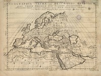 Geographia sacra seu descriptio regionum quas trium filiorum Noe posteri incoluerunt ad commentarii in Genesim in intelligentiam digesta a R.P.D. Augustino Calmet et a Moullard Sanson geographo regio primun delineata  [material cartográfico]