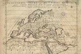 Geographia sacra seu descriptio regionum quas trium filiorum Noe posteri incoluerunt ad commentarii in Genesim in intelligentiam digesta a R.P.D. Augustino Calmet et a Moullard Sanson geographo regio primun delineata  [material cartográfico]