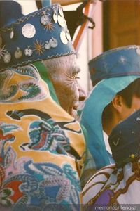 Chino en la Fiesta de la Virgen de Andacollo, diciembre, 1996.