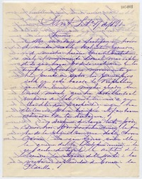 [Carta] 1891 Set[i]e[embre] 17, [Sant[i]ag[o] [a] Señores Ministros