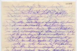 [Carta] 1891 Set[i]e[embre] 17, [Sant[i]ag[o] [a] Señores Ministros