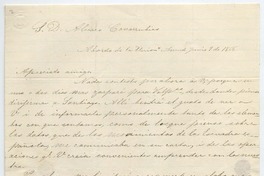 [Carta] 1866 Junio 9, Ancud [a] Álvaro Covarrubias
