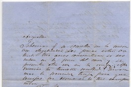 [Carta] [1870?], [Santiago?] [a] Argüelles