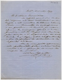 [Carta 18] 67 diciembre 24 Sant[iag]o [a] Don Alvaro Covarrubias