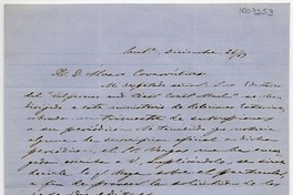 [Carta 18] 67 diciembre 24 Sant[iag]o [a] Don Alvaro Covarrubias