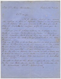 [Carta] [18]65 novbre. 2, Valpo. [al] Sr. Dn. Alvaro Covarrubias Estdo. amigo