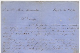 [Carta] [18]65 novbre. 2, Valpo. [al] Sr. Dn. Alvaro Covarrubias Estdo. amigo