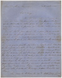 [Carta] [18]65 octbre. 8, Valp. Señor Dn. Alvaro Covarrubias : Estdo. amigo