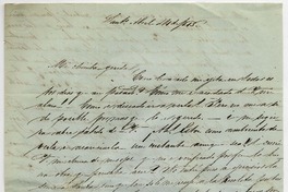 [Carta] 1848 Abril 22, Sant[iag]o a la señorita Benigna Ortúzar