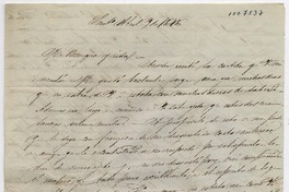 [Carta] 1848 abril 9, Santiago [a] Benigna Ortúzar
