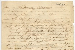 [Carta] 1848 Mayo 21, Santiago [a] Benigna Ortúzar