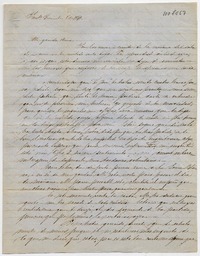 [Carta] 1849 Diciembre 8, Santiago [a] Doña Benigna Ortúzar de Covarrubias