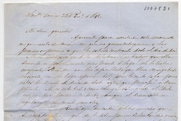 [Carta] 1849 Diciembre 23, Santo Domingo, [a] Benigna Ortúzar de Covarrubias