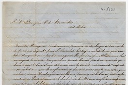 [Carta] [1852] Julio 16, [Santiago] [a] Benigna O. de Covarrubias