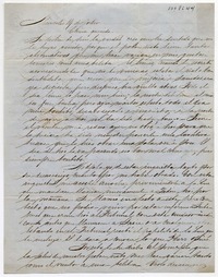 [Carta] [1852] Julio 14, Santiago, de [a] Benigna Ortúzar de Covarrubias