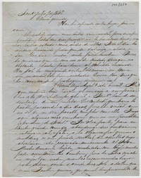 [Carta] 1852 Julio 9, Santiago, [a] Benigna Ortúzar de Covarrubias.
