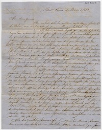 [Carta] 1854 Marzo 3 Viernes, Sant[iag]o Sra. Da. Benigna Ortúzar de Covarrúbias