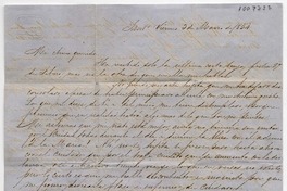[Carta] 1854 Marzo 3 Viernes, Sant[iag]o Sra. Da. Benigna Ortúzar de Covarrúbias