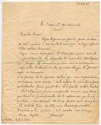 [Carta] 1892 Oct[ubre] 6, Malloa Sra. Irene L. de Bernales