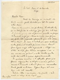 [Carta] 1892 Ene[ro] 25, [Malloa?] Sra. Doña Irene L. de Bernales