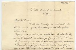 [Carta] 1892 Ene[ro] 25, [Malloa?] Sra. Doña Irene L. de Bernales