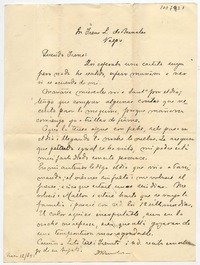 [Carta] [18]84 [Enero?] 12, Valp[araís]o Par[a] Irene L. de Bernales