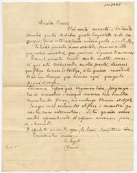 [Carta] [1895?] Nov[iembre] 1, [Malloa?] Querida Irene